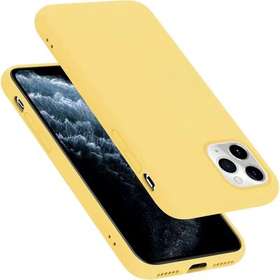 Étui iPhone 11 PRO - Jaune Liquide TPU Protection - Publicité Étui iPhone 11 PRO - Jaune Liquide TPU Protection - Publicité