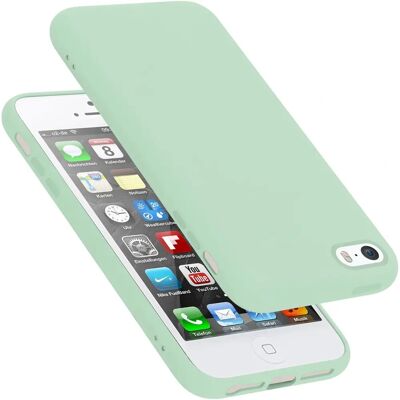 TPU Liuque Vihreä Suojakotelo iPhone 5 / 5S / SE 2016 TPU Liuque Vihreä Suojakotelo iPhone 5 / 5S / SE 2016