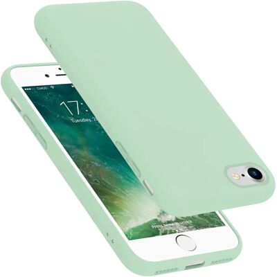 Apple iPhone 7 / 7S / 8 / SE 2020 Flüssiges Silikon Hülle - Hellgrün Apple iPhone 7 / 7S / 8 / SE 2020 Flüssiges Silikon Hülle - Hellgrün