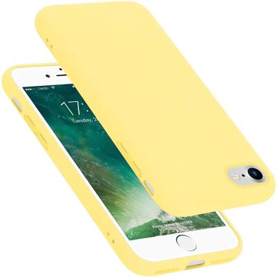Coque de protection en silicone liquide pour iPhone 7 / 7S / 8 / SE 2020 - Publicité Coque de protection en silicone liquide pour iPhone 7 / 7S / 8 / SE 2020 - Publicité