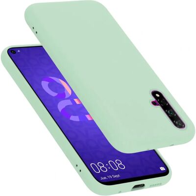 Coque en silicone liquide Honor 20 / 20S / Huawei NOVA 5T - Vert Clair - Publicité Coque en silicone liquide Honor 20 / 20S / Huawei NOVA 5T - Vert Clair - Publicité
