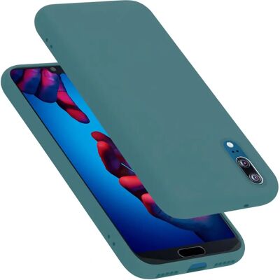 Coque en Silicone Liquide Vert pour Huawei P20 - Protection - Publicité Coque en Silicone Liquide Vert pour Huawei P20 - Protection - Publicité