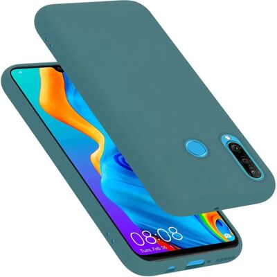 Huawei P30 LITE Flüssiges Grün Silikon Hülle Huawei P30 LITE Flüssiges Grün Silikon Hülle