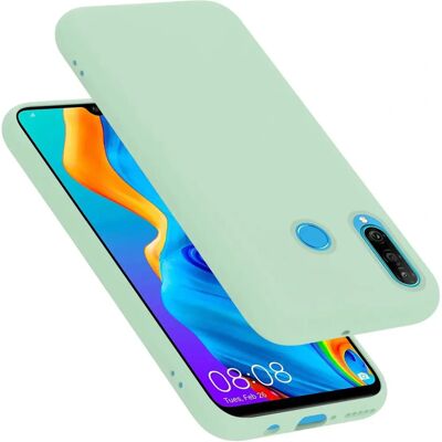 Huawei P30 LITE Vaaleanvihreä Silikoni-Kotelo - Puhelimen Kuori Huawei P30 LITE Vaaleanvihreä Silikoni-Kotelo - Puhelimen Kuori