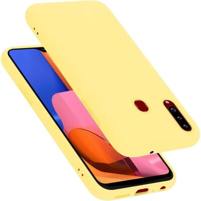 Samsung Galaxy A20s Flüssiges Gelb Hülle - Schutz TPU Cover Samsung Galaxy A20s Flüssiges Gelb Hülle - Schutz TPU Cover