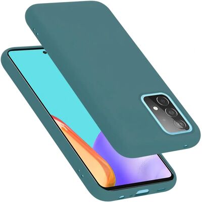 Cadorabo Liquid Green TPU Case for Samsung Galaxy A52 / A52s Cadorabo Liquid Green TPU Case for Samsung Galaxy A52 / A52s