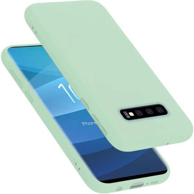 Samsung Galaxy S10 PLUS Liquid Green Silicone Case - Protective TPU Cover Samsung Galaxy S10 PLUS Liquid Green Silicone Case - Protective TPU Cover