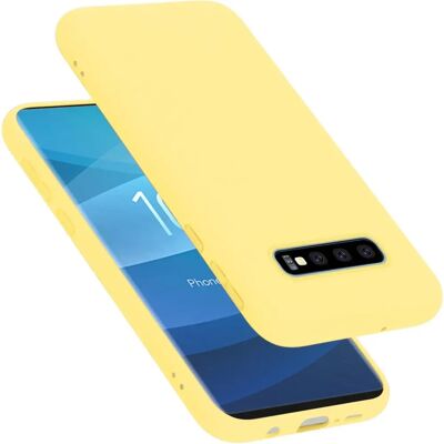 Samsung Galaxy S10 PLUS Flüssig Gelb Hülle Samsung Galaxy S10 PLUS Flüssig Gelb Hülle