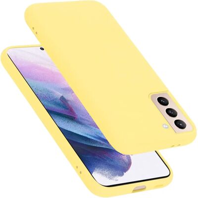 Capa de TPU amarelo líquido para Samsung Galaxy S21 PLUS Capa de TPU amarelo líquido para Samsung Galaxy S21 PLUS