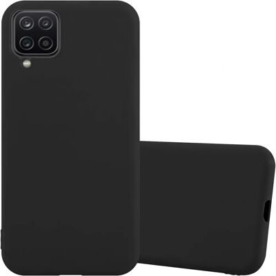 Cadorabo Black Candy TPU Case for Galaxy A12 / M12 Cadorabo Black Candy TPU Case for Galaxy A12 / M12