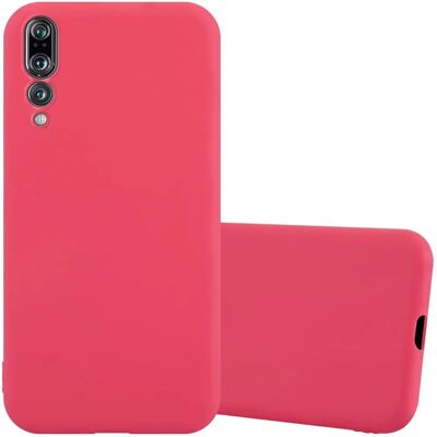 Cadorabo Huawei P20 PRO / P20 PLUS Hülle TPU Candy Rot Cadorabo Huawei P20 PRO / P20 PLUS Hülle TPU Candy Rot