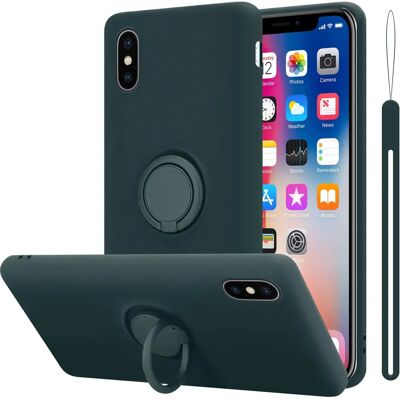 Apple iPhone X / XS Liquid Grün TPU Hülle - Schutzcover Apple iPhone X / XS Liquid Grün TPU Hülle - Schutzcover