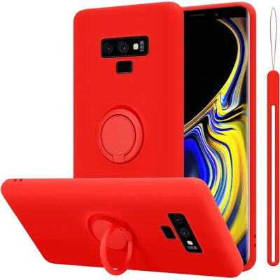 Samsung Galaxy NOTE 9 Flüssig Rot TPU Hülle - Schutzcover Samsung Galaxy NOTE 9 Flüssig Rot TPU Hülle - Schutzcover
