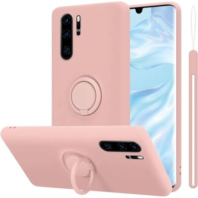 Étui en silicone Liquid Rose pour Huawei P30 PRO - Publicité Étui en silicone Liquid Rose pour Huawei P30 PRO - Publicité