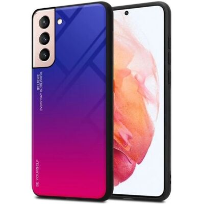 TPU-suojus Samsung Galaxy S21 5G - Violetti - Punainen - Älypuhelimen kuori TPU-suojus Samsung Galaxy S21 5G - Violetti - Punainen - Älypuhelimen kuori