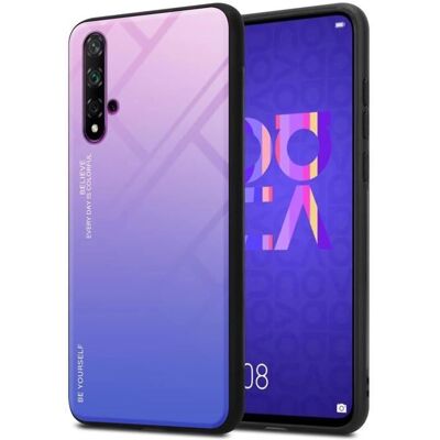 Coque arrière bicolore en TPU pour Honor 20 / 20S / Huawei NOVA 5T - Rose-Bleu - Publicité Coque arrière bicolore en TPU pour Honor 20 / 20S / Huawei NOVA 5T - Rose-Bleu - Publicité