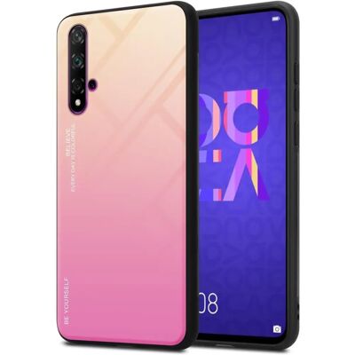 Cadorabo Honor 20/20S/Huawei NOVA 5T Bicolor Hülle - Gehärtetes Glas & TPU Cadorabo Honor 20/20S/Huawei NOVA 5T Bicolor Hülle - Gehärtetes Glas & TPU