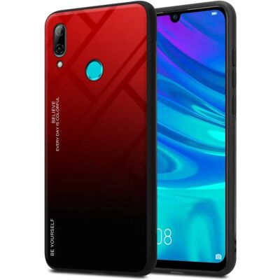 Coque TPU Honor 10 LITE / Huawei P SMART 2019 - Rouge et Noir - Publicité Coque TPU Honor 10 LITE / Huawei P SMART 2019 - Rouge et Noir - Publicité