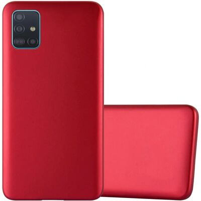 Samsung Galaxy A51 5G Matte Metallic TPU Hülle - Rot Samsung Galaxy A51 5G Matte Metallic TPU Hülle - Rot