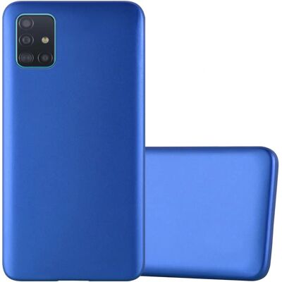 Samsung Galaxy A51 5G Suojakuori - Matta Metallinen Muotoilu BLAU Samsung Galaxy A51 5G Suojakuori - Matta Metallinen Muotoilu BLAU