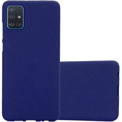 Coque Samsung Galaxy A51 5G TPU Bleu Foncé - Étui de Protection - Publicité Coque Samsung Galaxy A51 5G TPU Bleu Foncé - Étui de Protection - Publicité