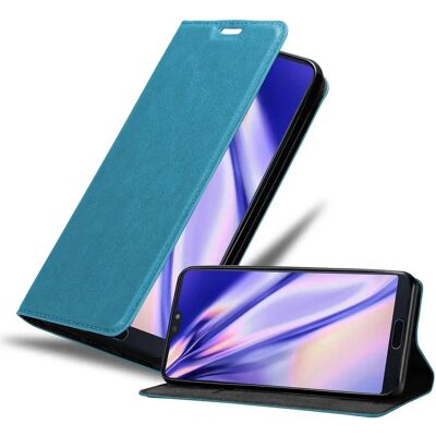 Cadorabo Huawei P20 PRO / P20 PLUS Hülle - Schutzcase mit Ständfunktion und Kartenfach - Türkis Cadorabo Huawei P20 PRO / P20 PLUS Hülle - Schutzcase mit Ständfunktion und Kartenfach - Türkis