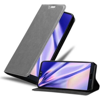 Huawei P20 Titan Grey kirjamallinen suojus standilla ja korttipaikalla Huawei P20 Titan Grey kirjamallinen suojus standilla ja korttipaikalla