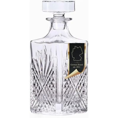 Intirilife Edle Whiskey Karaffe - 800ml - Decantor für Rum, Wodka, Scotch Intirilife Edle Whiskey Karaffe - 800ml - Decantor für Rum, Wodka, Scotch