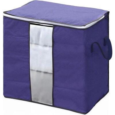 Intirilife 4x graue Aufbewahrungstaschen - 90L - Schrank Organizer, faltbar Intirilife 4x graue Aufbewahrungstaschen - 90L - Schrank Organizer, faltbar