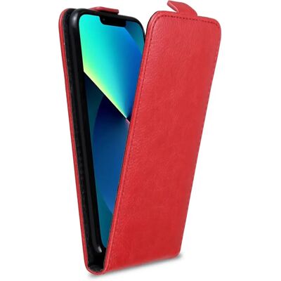 Coque flip protectrice Apple iPhone 13 Pro Rouge Chili - Publicité Coque flip protectrice Apple iPhone 13 Pro Rouge Chili - Publicité
