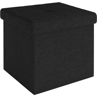 Intirilife Faltbarer Sitzhocker 38x38x38 cm - Sitzwürfel mit Stauraum und Deckel - Fußhocker Aufbewahrungsbox Truhe Intirilife Faltbarer Sitzhocker 38x38x38 cm - Sitzwürfel mit Stauraum und Deckel - Fußhocker Aufbewahrungsbox Truhe