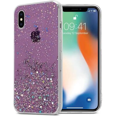 Äärimmäisen ohut glitter suojakuori iPhone X / XS Äärimmäisen ohut glitter suojakuori iPhone X / XS