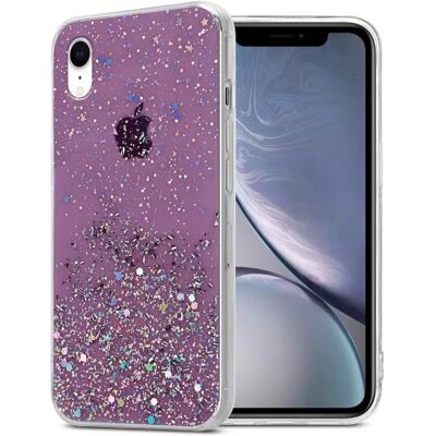 Lila Glitter Suojakuori iPhone XR:lle Lila Glitter Suojakuori iPhone XR:lle