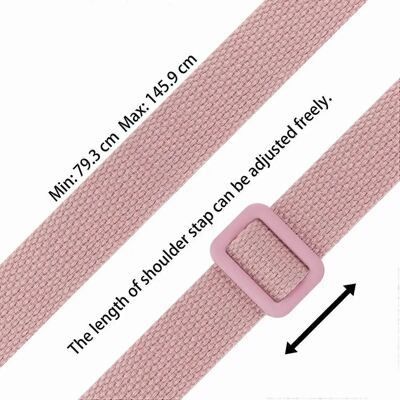 Cadorabo Pink Galaxy A12 / M12 Silicone Phone Case with Adjustable Cord Cadorabo Pink Galaxy A12 / M12 Silicone Phone Case with Adjustable Cord