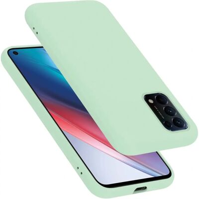 Coque Cadorabo Oppo FIND X3 LITE - Design Liquide - Vert Clair - Publicité Coque Cadorabo Oppo FIND X3 LITE - Design Liquide - Vert Clair - Publicité