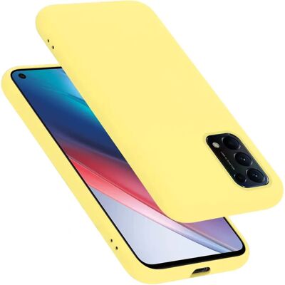 Cadorabo Oppo FIND X3 LITE Hülle - Flüssiges Gelb - Handyhülle Cadorabo Oppo FIND X3 LITE Hülle - Flüssiges Gelb - Handyhülle