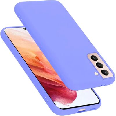 Coque en Silicone Liquide pour Samsung Galaxy S22 - Violet - Étui - Publicité Coque en Silicone Liquide pour Samsung Galaxy S22 - Violet - Étui - Publicité