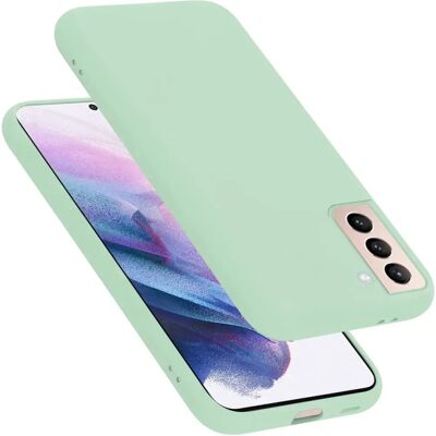 Coque Samsung Galaxy S22 Vert Liquide Clair - Étui de Protection en TPU - Publicité Coque Samsung Galaxy S22 Vert Liquide Clair - Étui de Protection en TPU - Publicité