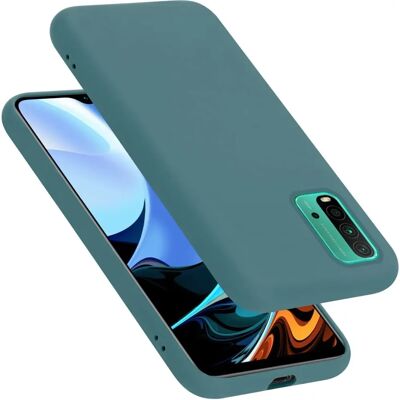 Xiaomi RedMi 9T / POCO M3 Flüssigsilikon Hülle - Grün Xiaomi RedMi 9T / POCO M3 Flüssigsilikon Hülle - Grün
