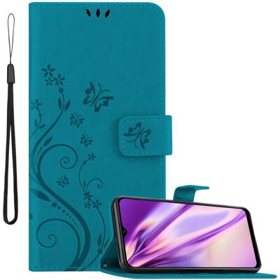 Coque de protection Vivo Y52 5G / Y72 5G - Floral Bleu - Publicité Coque de protection Vivo Y52 5G / Y72 5G - Floral Bleu - Publicité