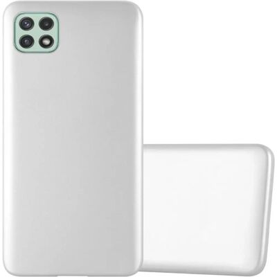 Samsung Galaxy A22 5G Metall Silber Dünne Schutzhülle Samsung Galaxy A22 5G Metall Silber Dünne Schutzhülle