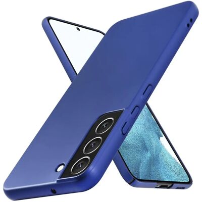 Coque dure bleu métallisé pour Samsung Galaxy S22 - Protection - Publicité Coque dure bleu métallisé pour Samsung Galaxy S22 - Protection - Publicité