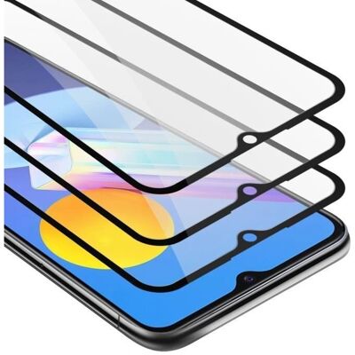 Vivo Y52 Y72 Displayschutzfolie - 3er Pack, Gehärtetes Glas, Schwarz Vivo Y52 Y72 Displayschutzfolie - 3er Pack, Gehärtetes Glas, Schwarz