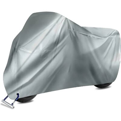 Intirilife Silber Motorradabdeckung XXL - Allwetter 245x105x125cm Intirilife Silber Motorradabdeckung XXL - Allwetter 245x105x125cm