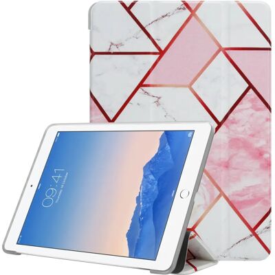 Apple iPad 2 / 3 / 4 Schutz Hülle - Weiß Rosa Marmor - Tablet Case Apple iPad 2 / 3 / 4 Schutz Hülle - Weiß Rosa Marmor - Tablet Case