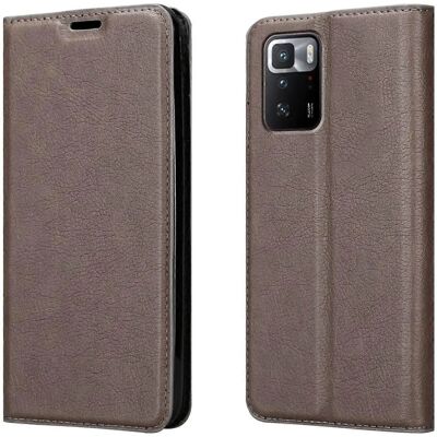 Xiaomi POCO X3 GT Kaffee Braun Hülle - Buchstil mit Ständer und Kartenfach Xiaomi POCO X3 GT Kaffee Braun Hülle - Buchstil mit Ständer und Kartenfach
