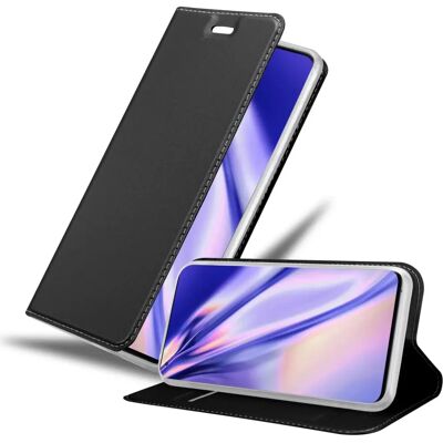 Cadorabo Oppo FIND X5 PRO Hülle - Matt Oberfläche mit Kartenfach, Schwarz Cadorabo Oppo FIND X5 PRO Hülle - Matt Oberfläche mit Kartenfach, Schwarz