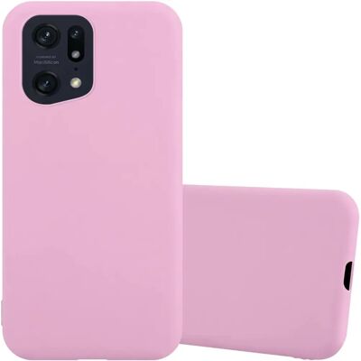 Cadorabo Oppo FIND X5 PRO Hülle TPU Candy Pink Cadorabo Oppo FIND X5 PRO Hülle TPU Candy Pink