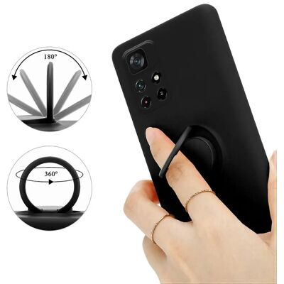 Xiaomi POCO M4 PRO 5G Liquid Black Schutzhülle Xiaomi POCO M4 PRO 5G Liquid Black Schutzhülle