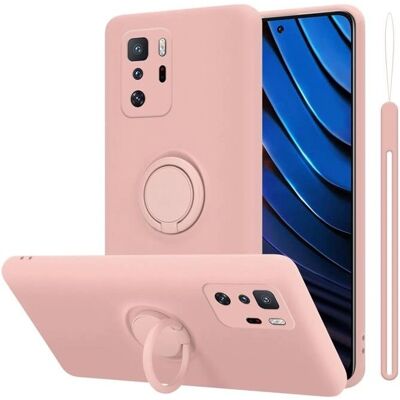 Xiaomi POCO X3 GT Flüssigkeitsring TPU Hülle - Pink - Schutzcase Xiaomi POCO X3 GT Flüssigkeitsring TPU Hülle - Pink - Schutzcase